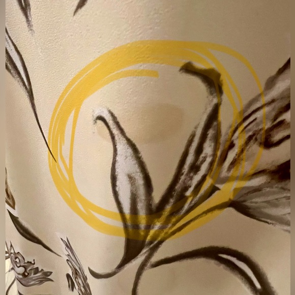 WHITE HOUSE Long Flowers Dress with Button Back - Picture 7 of 14